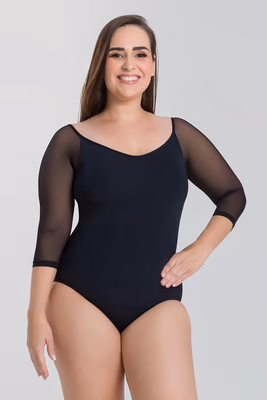 Leotardo Femenino Adulto - Tallas Curvilíneas - BY93CV — foto 7