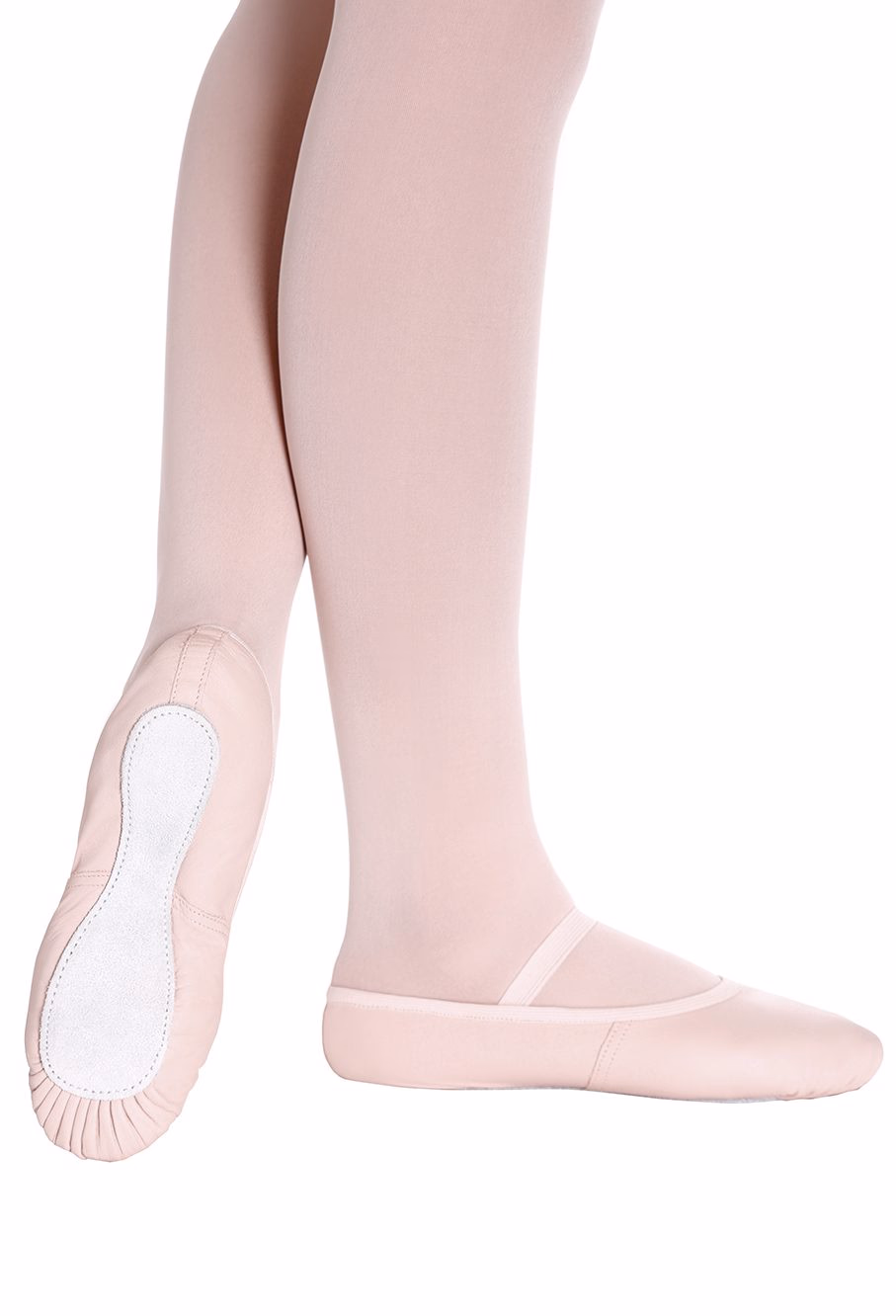 Zapatilla Media Punta Adulto e Infantil - Cuero - SD105